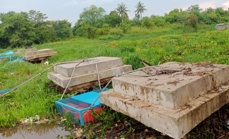 Sungai yang alami sedementasi dan tercemar limbah/Foto:RMOL