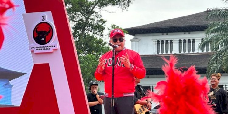 Sekretaris Jenderal PDIP, Hasto Kristiyanto di Bandung/Ist