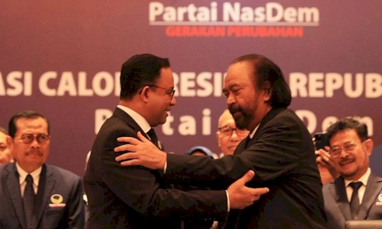 Anies Baswedan dan Surya Paloh/net