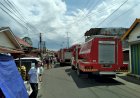 Rumah Dua Lantai Dekat Pasar Tangga Buntung Terbakar