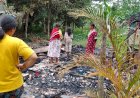 Ditinggal Kerja Malam, Satu Rumah di Sukaraja Rata Dengan Tanah