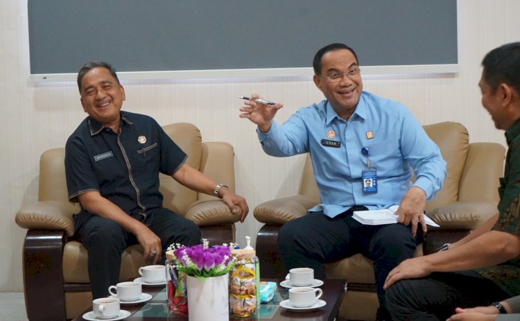 udiensi bersama Dinas Koperasi dan UKM Provinsi Sumatera Selatan dilaksanakan di Ruang Kerja KaKanwil Kemenkumham Sumsel/ist