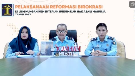 Kegiatan Evaluasi Pelaksanaan Reformasi Birokrasi yang digelar oleh Biro Perencanaan Sekretariat Jenderal Kemenkumham RI/ist