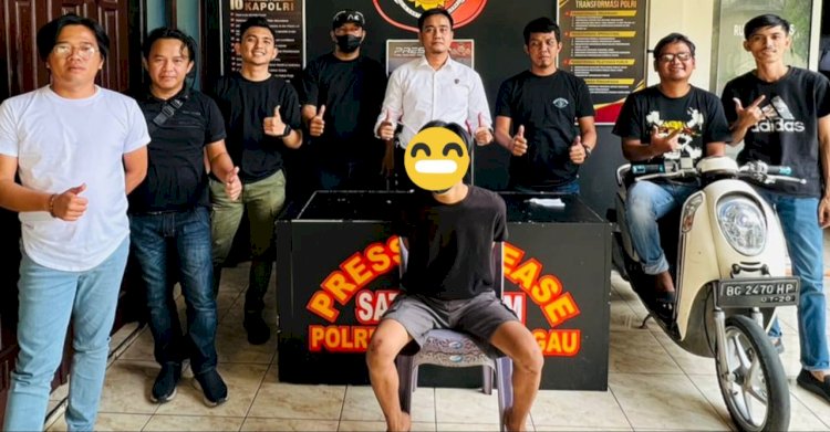 Tim Macan Linggau amankan tersangka pencurian sparepart PT KAI/ist