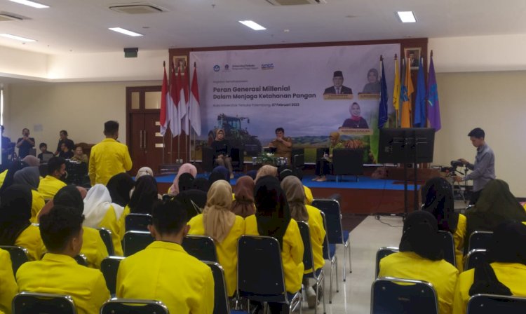 UT Palembang menggelar Seminar Peran Generasi Milenial Dalam Menjaga Ketahanan Pangan/Foto:RMOL