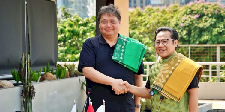  Ketua Umum Partai Golkar Airlangga Hartarto dan Ketua Umum PKB Muhaimin Iskandar/Ist