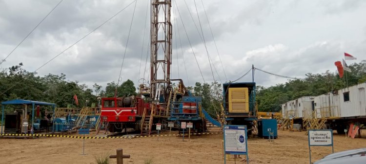 Lokasi kejadian dimana seorang pekerja Subkon Pertamina Adera Tewas dalam kecelakaan kerja/ist