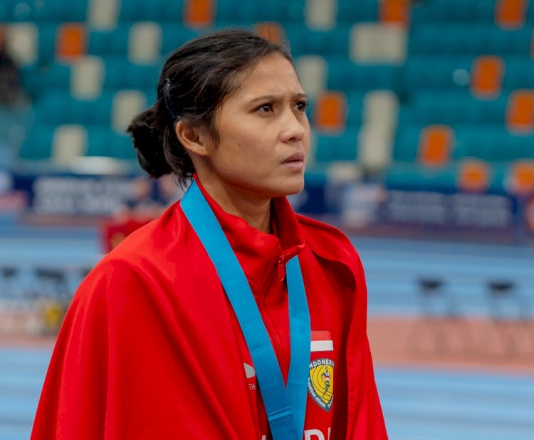 Atlet Sumsel Sri Maya berhasil pecahkan rekor nasional   pada Asian Indoor Athletics Championships (AIAC) ke-10, di Kazakhstan/ist