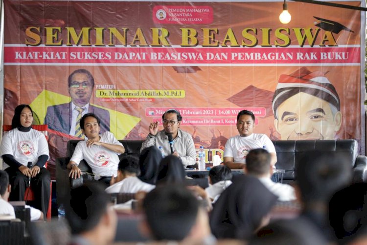 Seminar Beasiswa yang digelar oleh Pemuda Mahasiswa Nusantara (PMN). (ist/rmolsumsel.id)