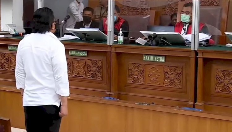 Majelis Hakim membacakan vonis mantan Kadiv Propam Irjen Ferdy Sambo/repro