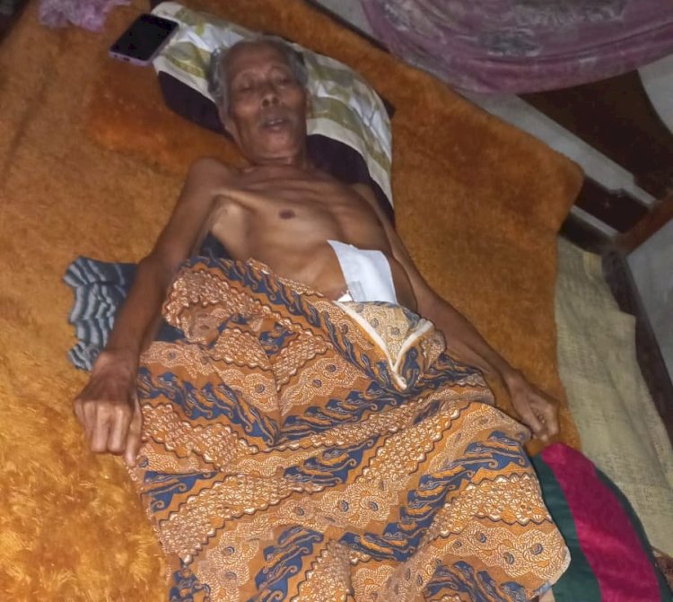 Midi buruh tani di OKU Timur terbaring lemas usai menjalani operasi/ist.