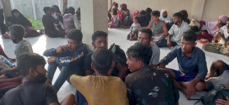 Kondisi pengungsi Rohingya di UPTD RSBM Ladong. Foto: Ist untuk RMOLAceh/ist