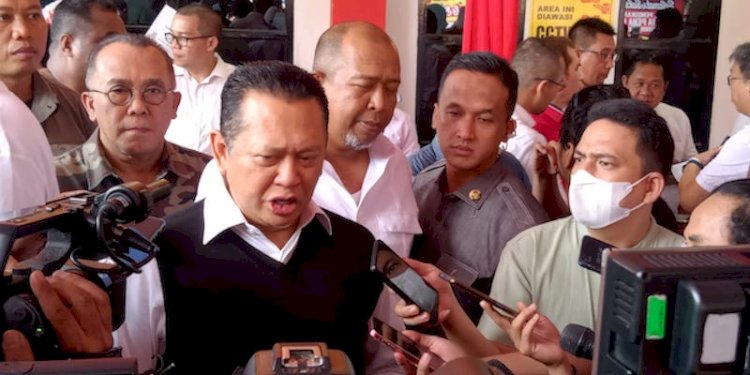 Ketua MPR RI, Bambang Soesatyo saat menghadiri peresmian Graha Pena 98 di Jalan Cokroaminoto 115 Menteng Jakarta Pusat, Minggu (19/2)/RMOL