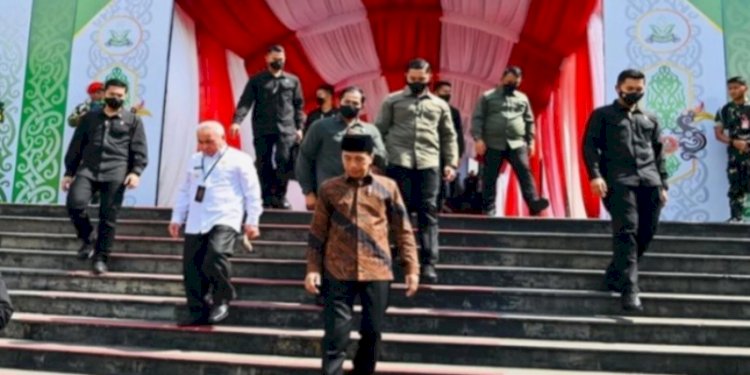 Presiden Joko Widodo saat menghadiri pembukaan Muktamar ke-XVIII PP Pemuda Muhammadiyah di Kota Balikpapan, Kalimantan Timur/Net