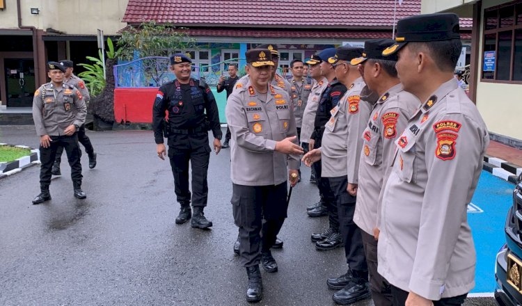 Kapolda Sumsel, Irjen Pol Albertus Rachmad Wibowo melakukan kunjungan kerja ke Polres Lubuklinggau/ist