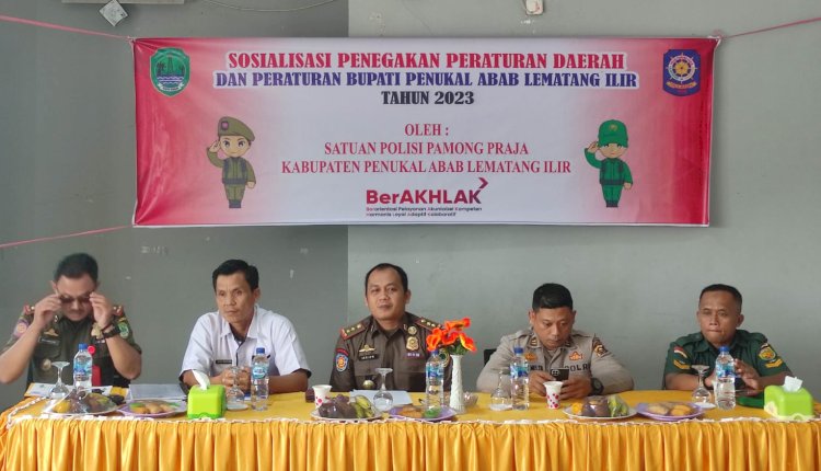 Kegiatan sosialisasi Perda dan Perbup Kabupaten PALI/ist