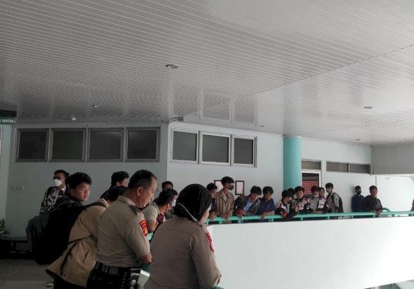 Mahasiswa Unsri  menolak sistem pemlihan Ketua dan Wakil Ketua Badan Eksekutif Mahasiswa yang baru ditetapkan oleh Wakil Rektor III/ist