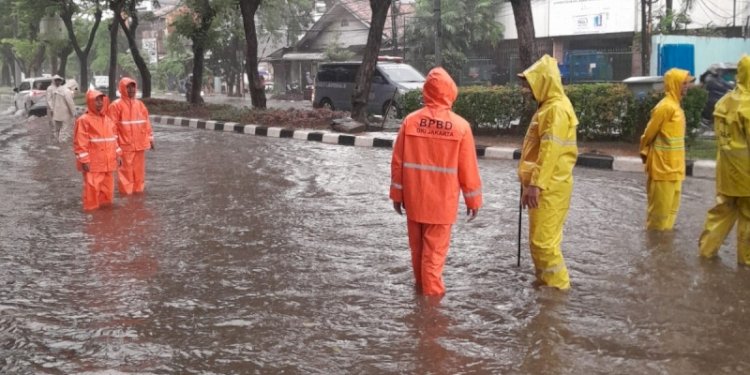  Banjir di wilayah ibukota DKI Jakarta meluas/Ist