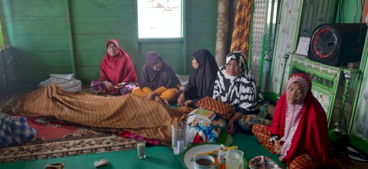 Jenazah Sahilin disemayamkan di rumah duka/RMOL