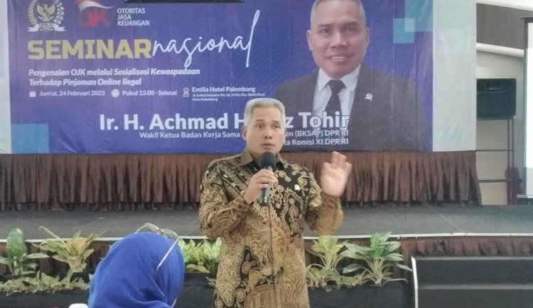  Anggota Komisi XI DPR RI, Ir H Achmad Hafisz Tohir/ust