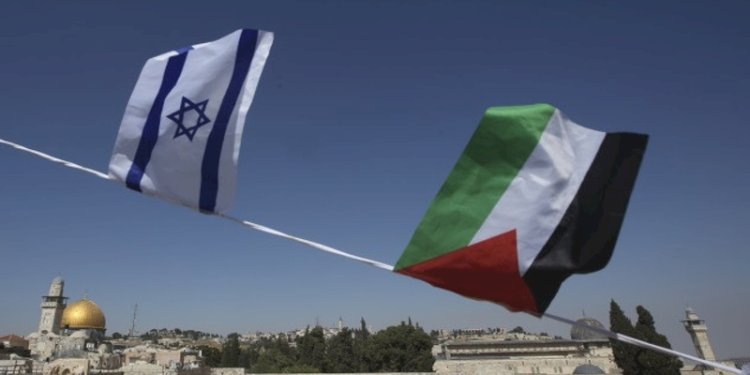 Bendera Israel dan Palestina/Net