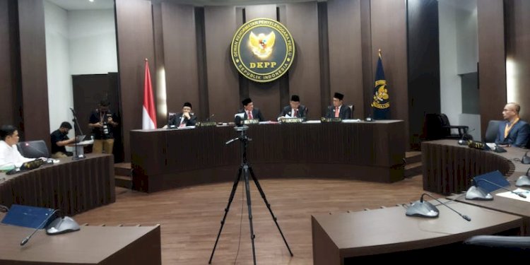 Ketua Komisi Pemilihan Umum(KPU) RI, Hasyim Asyari saat hadiri sidang DKPP/RMOL