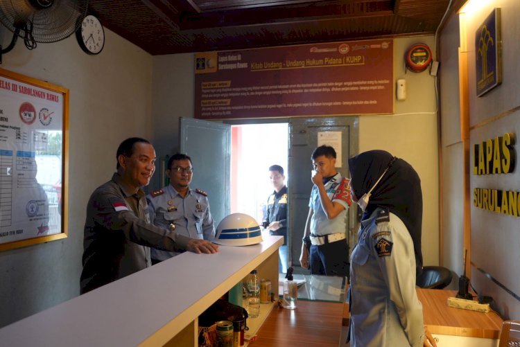 epala Kantor Wilayah Kementerian Hukum dan HAM Sumatera Selatan melakukan penguatan pelaksanaan tugas dan fungsi bertempat di Aula Balai Pemasyarakatan Kelas II Musi Rawas Utara/ist