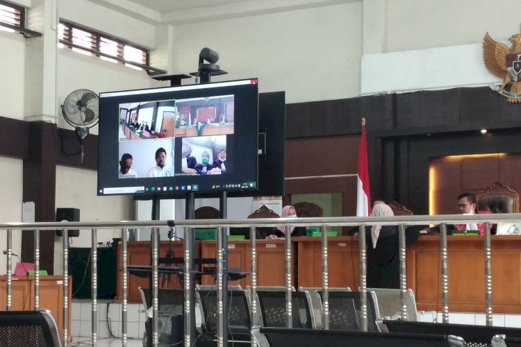 Sidang Augie Bunyamien di Pengadilan Tipikor Palembang/Foto:Dokumen RMOL