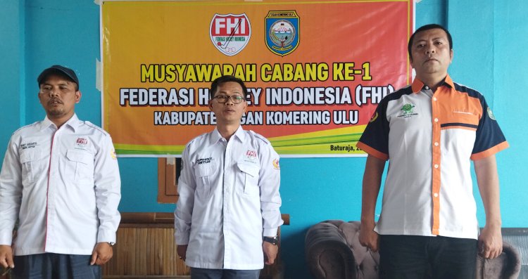 Ketua dan pengurus FHI Kabupaten OKU periode 2023-2028 saat Muscab ke-1/ist