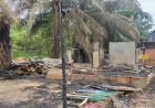 Dua Rumah Semi Permanen di Seberang Ulu Hangus Dilahap Api