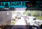 Sempat Terputus Karena Banjir Bandang, Akses Jalan Penghubung Pagaralam-Lahat Kembali Normal