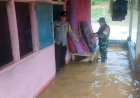 Curah Hujan Tinggi Akibatkan Sungai Meluap, Ratusan Rumah di Muba Terdampak