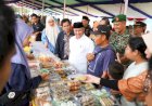 Puluhan Pelaku UMKM Ramaikan Pasar Bedug, Ini Pesan Pj Bupati Muba