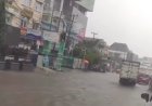 Hujan Sejak Pagi, Kemacetan Parah Terjadi di Sejumlah Jalan Palembang