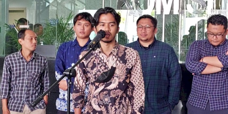 Koalisi Kawal Pemilu Bersih usai melaporkan dugaan pelanggaran kode etik hakim oleh Majelis Hakim Pengadilan Negeri Jakarta Pusat ke Komisi Yudisial/RMOL