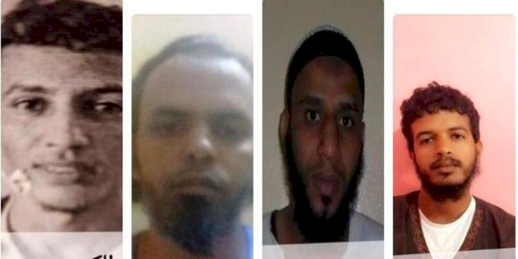 Empat tahanan jihadis yang berhasil melarikan diri dari penjara Mauritania pada Minggu, 5 Maret 2023/Net