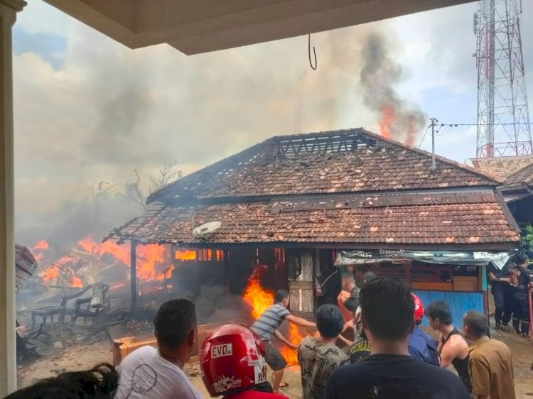 Salah satu ru. Ah warga habis terbakar, di Kecamatan Sekayu, Kabupaten Musi Banyuasin/ist.