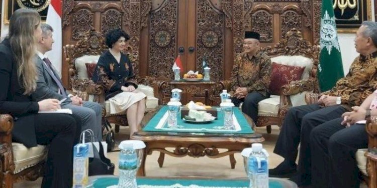 Pertemuan antara delegasi Ukraina dan pejabat Pimpinan Pusat Muhammadiyah di Jakarta pada Kamis, 2 Maret 2023/Net