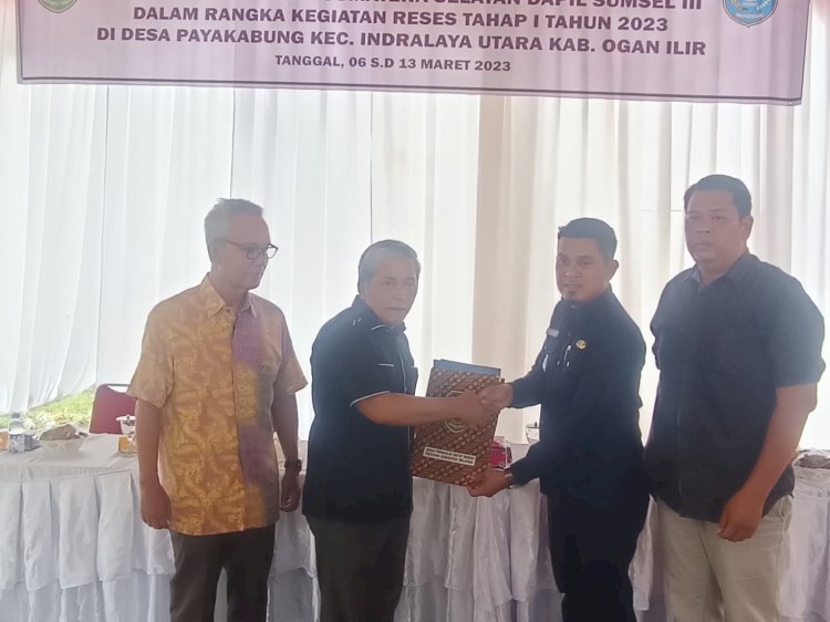 Suasana reses anggota DPRD  Sumatera Selatan (Sumsel) dapi III OI- OKI.(ist/rmolsumsel.id) 