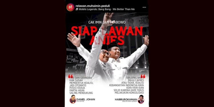 Pamflet yang viral di Instagram/Net