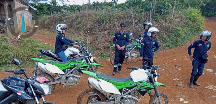 Patroli Hutan Lindung oleh Petugas KPH X Gunung Dempo. (Taufik Hidayat/RmolSumsel.id)