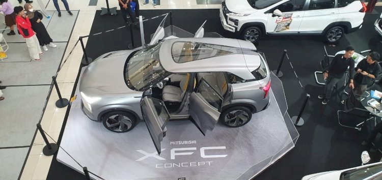 Mitsubishi XFC Concept hadir di Kota Palembang. (ist/rmolsumsel.id)
