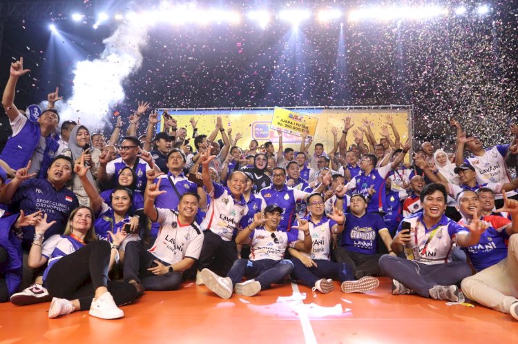 Jakarta LavAni sukses meraih juara Proliga 2023/ist