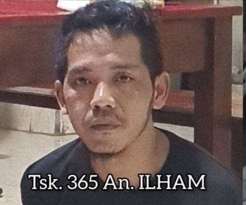 Ilham (32) pelaku begl yang ditangkap Polres Lubuklinggau. (ist/RmolSumsel)