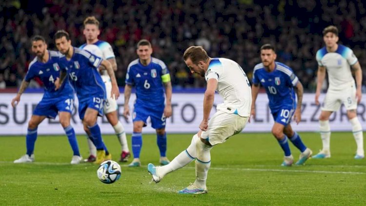 Harry Kane mencetak gol kemenangan dari titik putihh/net