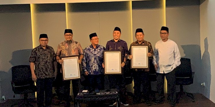 Deklarasi Koalisi Perubahan di Sekretariat Perubahan, Jakarta Selatan, Jumat (24/3)/RMOL