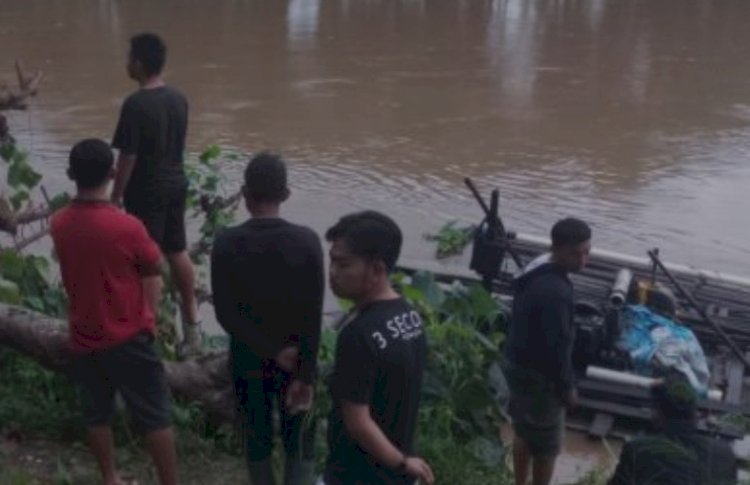 Seorang bocah berinisial AN (9), hanyut di Sungai Komering, Dusun Tanjung Aman, Kelurahan Pasar Martapura Kecamatan Martapura, Kabupaten OKU Timur/ist