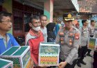 Kapolres Muara Enim Lepas Pendistribusian Bantuan Kemanusiaan Untuk Negeri