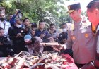 Ratusan Senpira Hasil Operasi Senpi Musi 2023 Dimusnahkan 