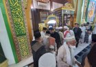 Shalat Ied Idul Fitri di Masjid Raya Taqwa Palembang Tanpa Kehadiran Wagub Mawardi Yahya